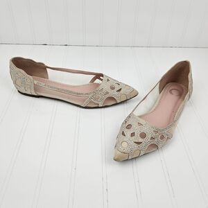 Journee Collection Batavia nude jeweled flats